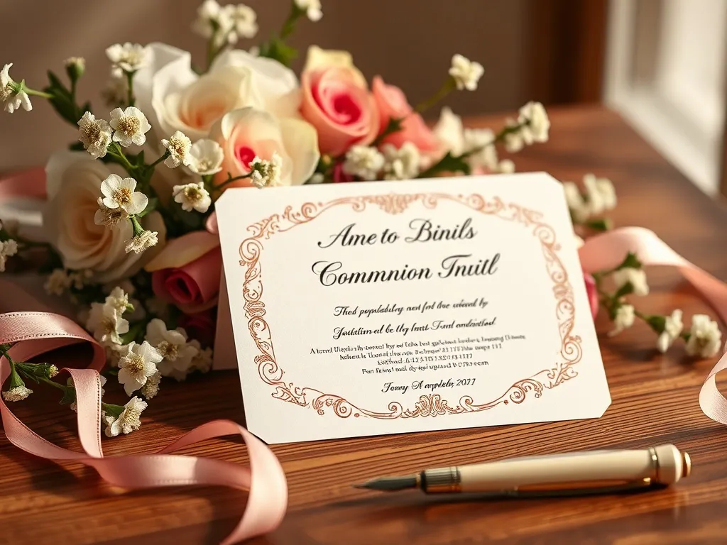 Jak wypisać zaproszenie na komunię: praktyczne porady i wzory