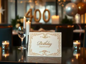 Zaproszenia na 40 urodziny: eleganckie pomysły na wyjątkowe przyjęcie